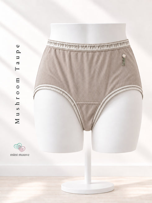 Ribbed Hipster Panties