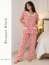 Button Down Dual Pocket Pyjama Set