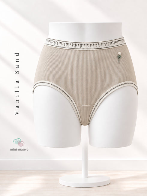 Ribbed Hipster Panties