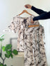 Women's Short-Sleeved Long Pants Cotton Pajamas