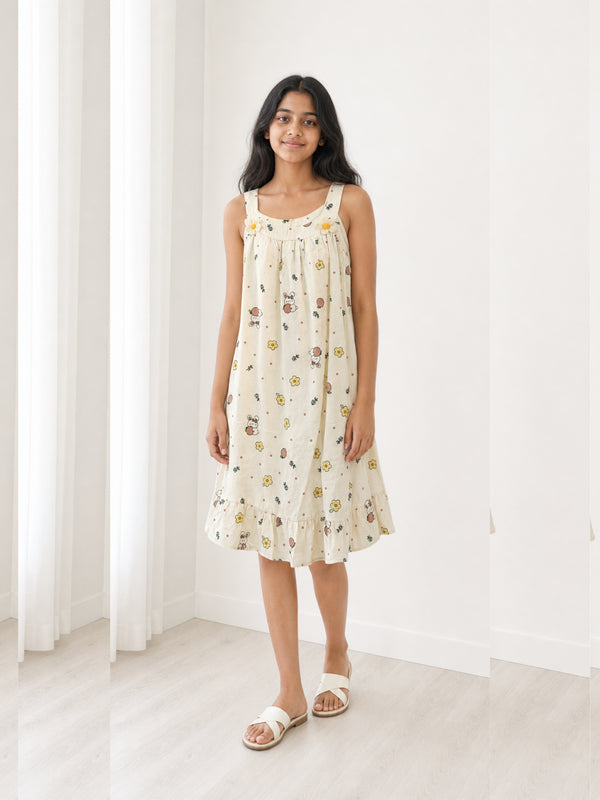 The Daisy Strap Padded Maxi