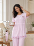Dreamy Polka Heart Printed Pajama