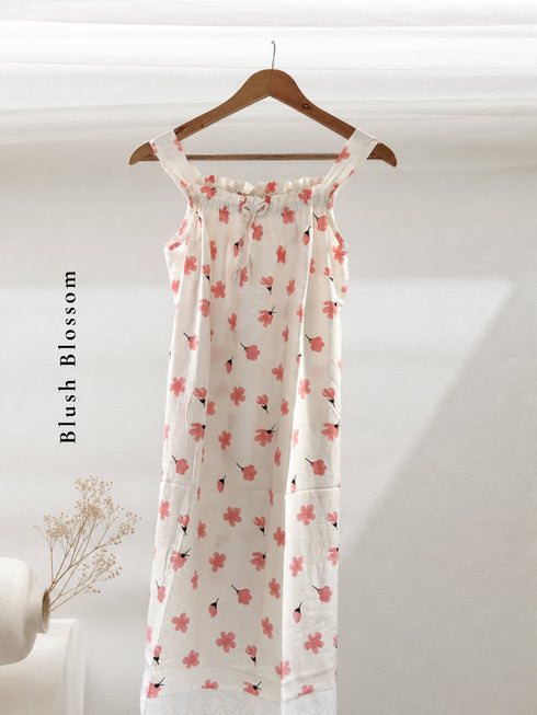 Ruffle Strap Midi Dress