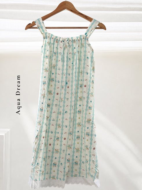 Ruffle Strap Midi Dress