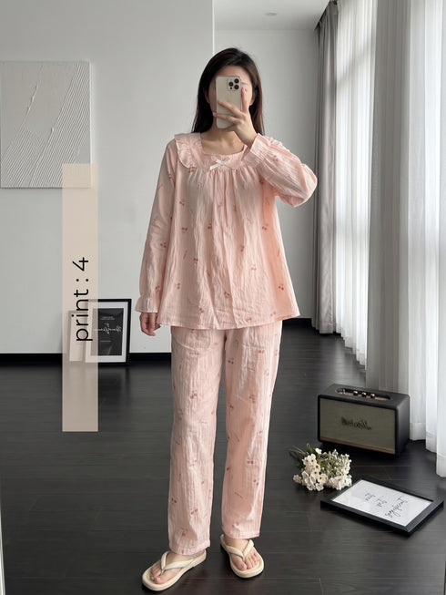 Full-sleeve Korean pyjama — colour variant 1