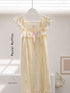 Vintage Inspired Padded Ruffle Sleepwear
