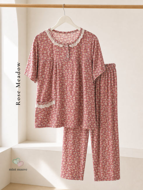 Button-Front Lounge Suit