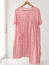 Nursing-friendly knee-length pyjama — colour variant 12