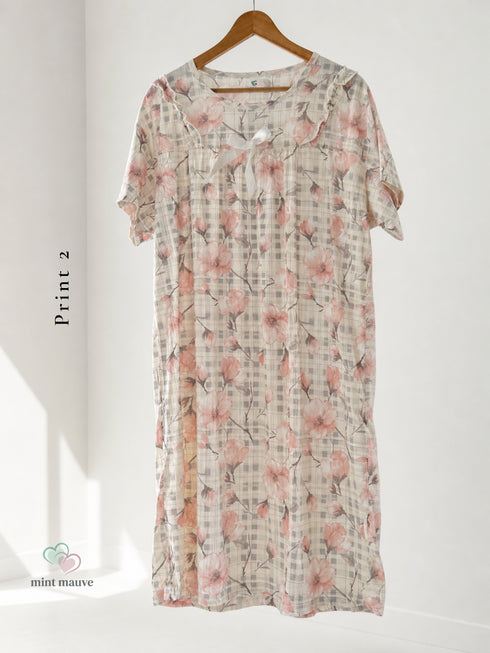 Vintage Ruffle Yoke Nightdress