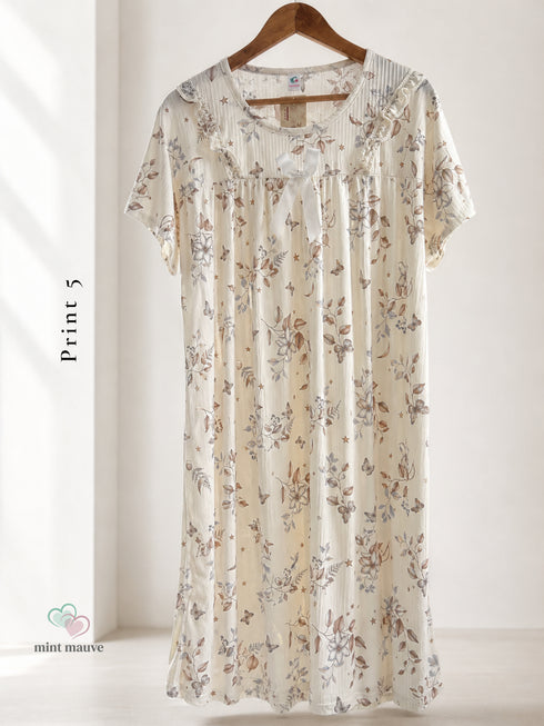 Vintage Ruffle Yoke Nightdress