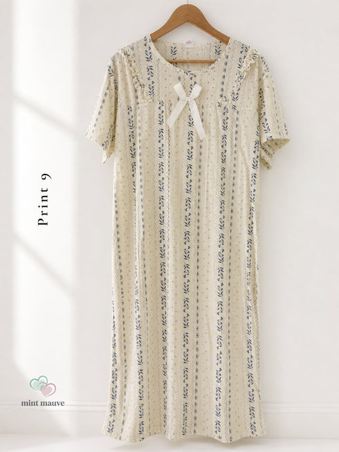 Vintage Ruffle Yoke Nightdress