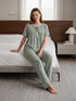 Short Sleeve Floral Pyjama Set