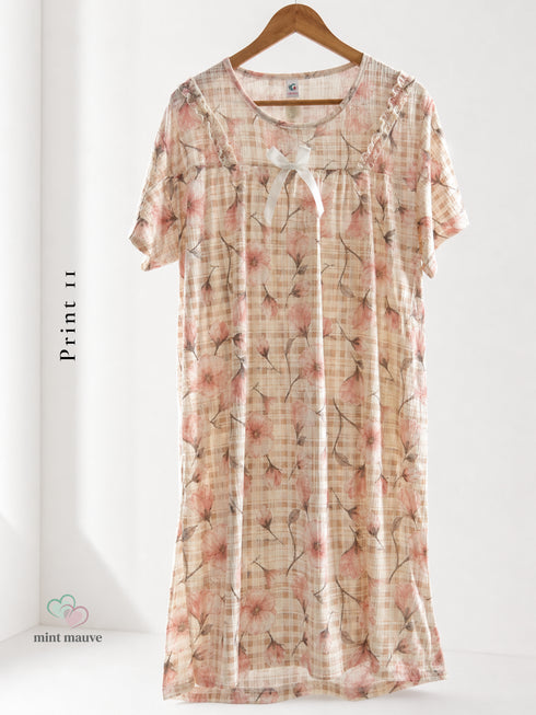 Vintage Ruffle Yoke Nightdress