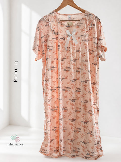 Vintage Ruffle Yoke Nightdress