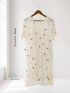 Lace-Trim Printed Nightdress