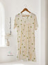 Lace-Trim Printed Nightdress