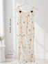 Amour Padded Ruffle Midi Dress