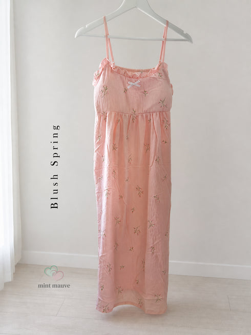Cotton Padded Sling Night Dress Edition