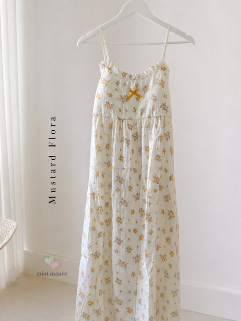 Cotton Padded Sling Night Dress Edition