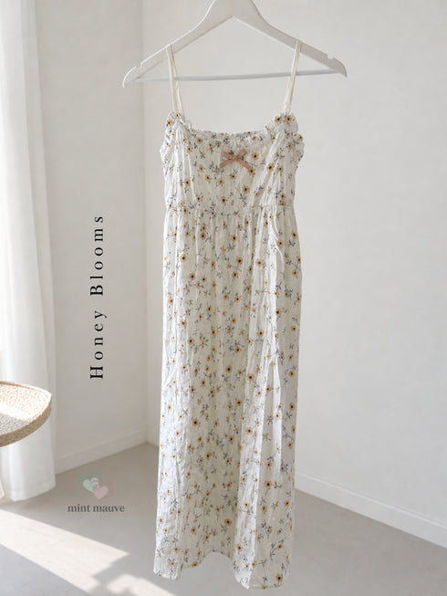 Cotton Padded Sling Night Dress Edition