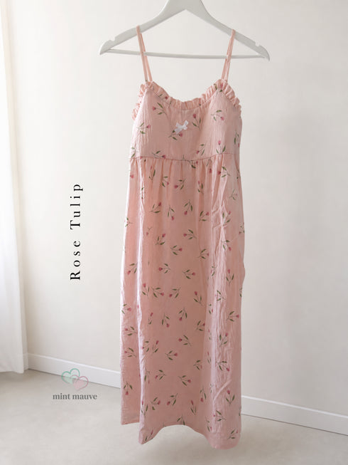 Cotton Padded Sling Night Dress Edition