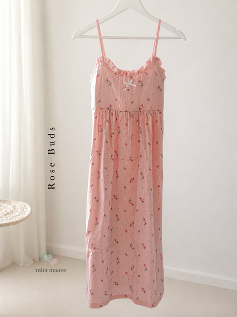 Cotton Padded Sling Night Dress Edition