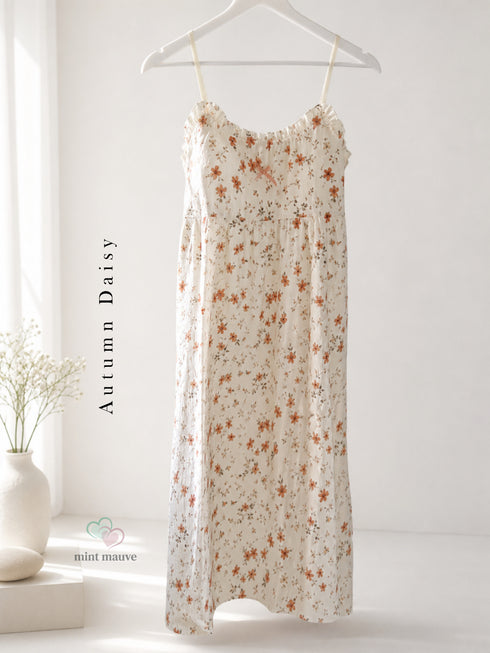 Cotton Padded Sling Night Dress Edition