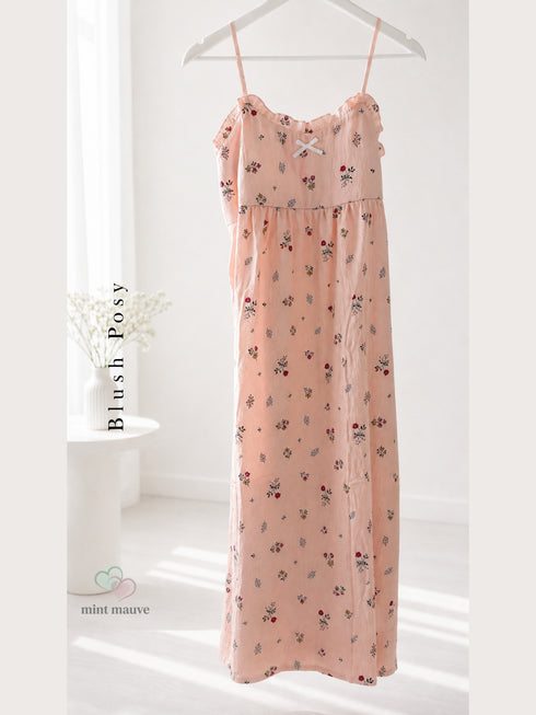 Cotton Padded Sling Night Dress Edition