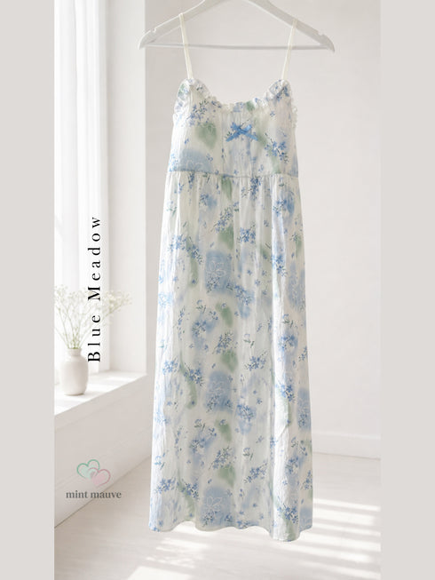 Cotton Padded Sling Night Dress Edition