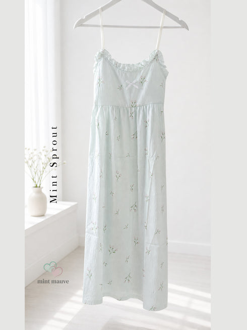 Cotton Padded Sling Night Dress Edition