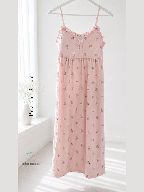 Cotton Padded Sling Night Dress Edition
