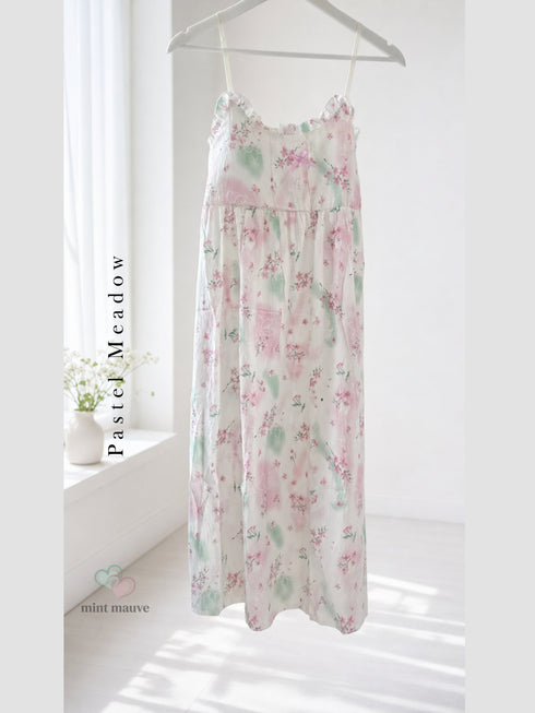 Cotton Padded Sling Night Dress Edition
