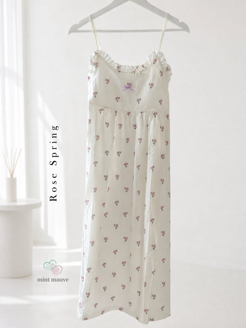 Cotton Padded Sling Night Dress Edition