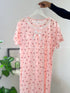 Printed short maxi nightdress — colour variant 2