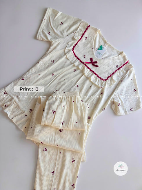 Korean-style women's pyjama — lifestyle shot