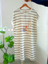 Oversized sleep tee with lace sleeves — colour variant 7