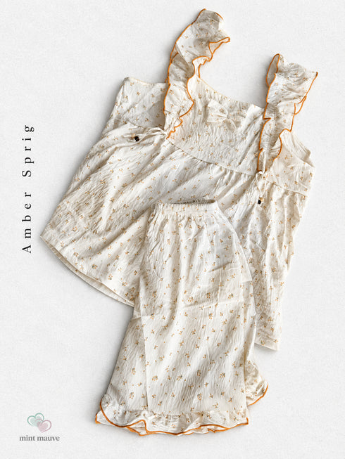 Flutter Strap Cami Short Set
