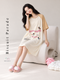 Lace Sleeve Oversized Tees