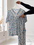 Lace Trim V-Neck Loungewear