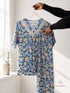 Lace Trim V-Neck Loungewear