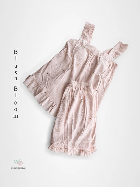 Girls Ruffle Short Set