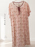 Vintage Lace Ruffle Yoke Nightdress
