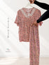 Lace Trim V-Neck Loungewear