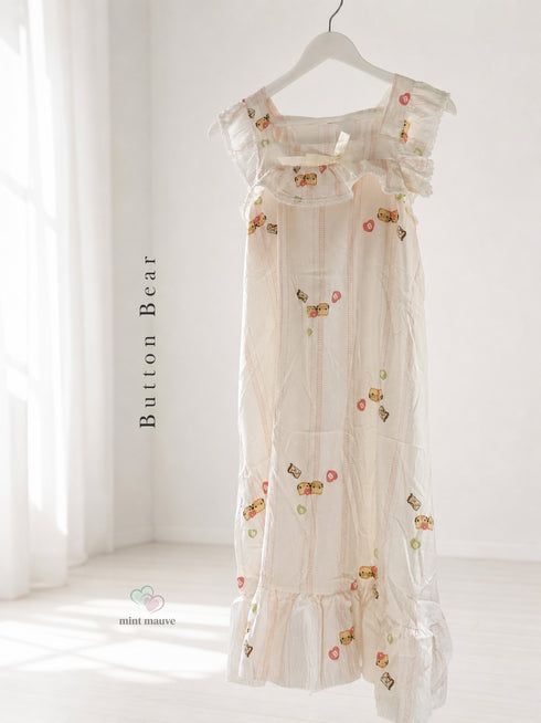 Vintage Inspired Padded Ruffle Sleepwear