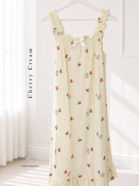 Ruffle Sleeve Short Maxi