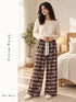 Wide-Leg Rayon Palazzo Pants