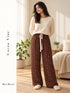 Wide-Leg Rayon Palazzo Pants
