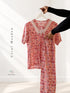Lace Trim V-Neck Loungewear