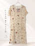 Square Neck Short Sleeve Nightdress