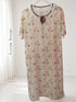 Vintage Lace Ruffle Yoke Nightdress